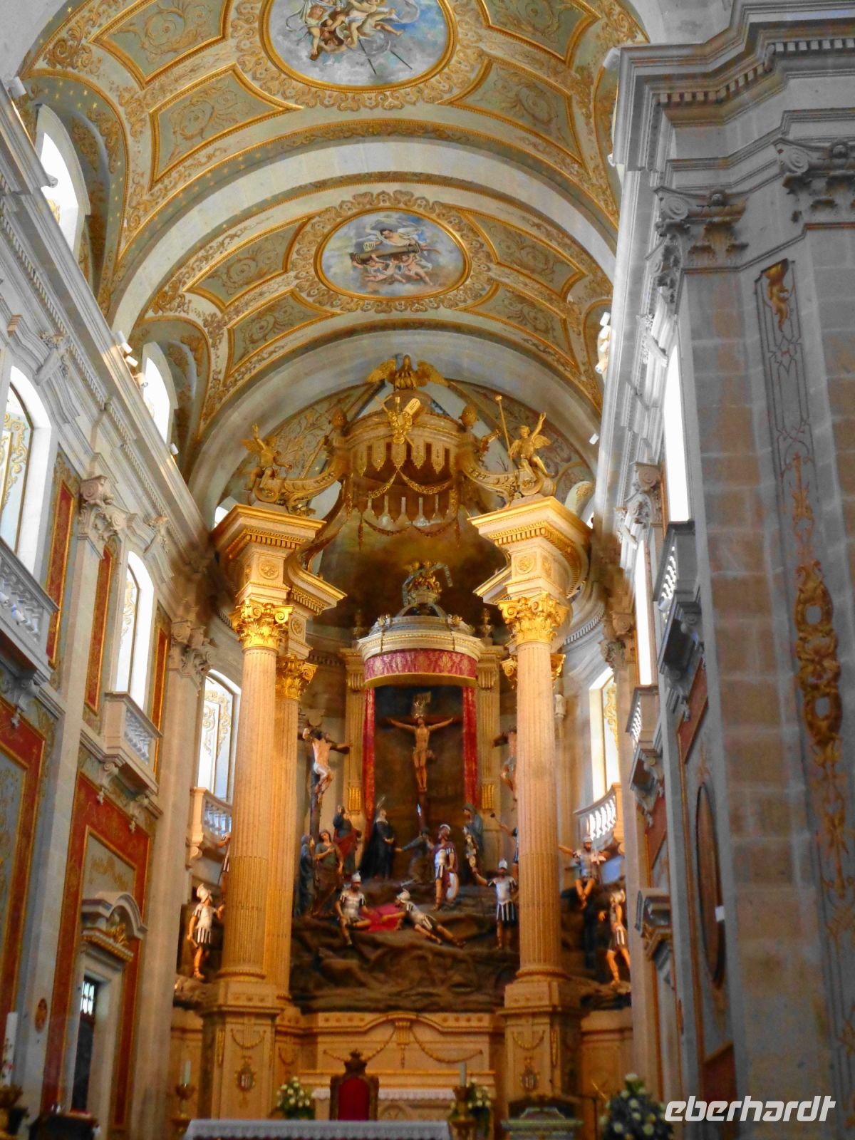 Braga Kirche Bom Jesus Innenraum &ndash; &copy; Martina Häselbarth (Eberhardt TRAVEL)