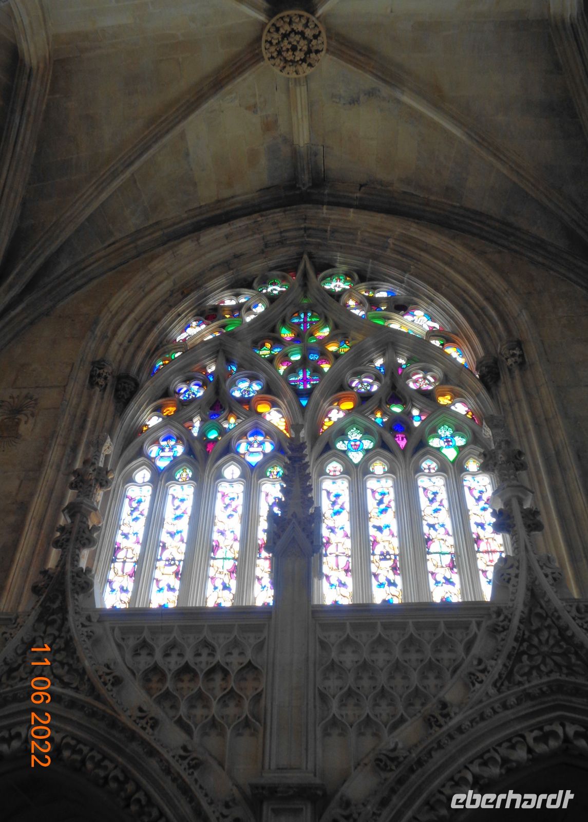 Batalha Kloster Santa Maria da Vitória Fensterrosette &ndash; &copy; Martina Häselbarth (Eberhardt TRAVEL)
