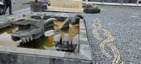 Sao Jorge, Velas, Drachen vor dem heiligen Georg &ndash; &copy; Ria Heilmann (Eberhardt TRAVEL)