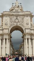 Portal am Praça do Comércio, Lissabon  &ndash; &copy; Monika Cortese (Eberhardt TRAVEL)