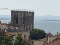 die Festung in der Altstadt von Lissabon