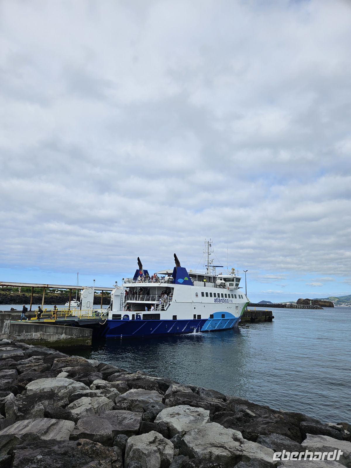 Unser Boot im Hafen von Pico &ndash; &copy; Kathrin Becker (Eberhardt TRAVEL)