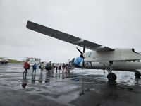 Abflug im Regen von Horta nach Flores &ndash; &copy; Kathrin Becker (Eberhardt TRAVEL)