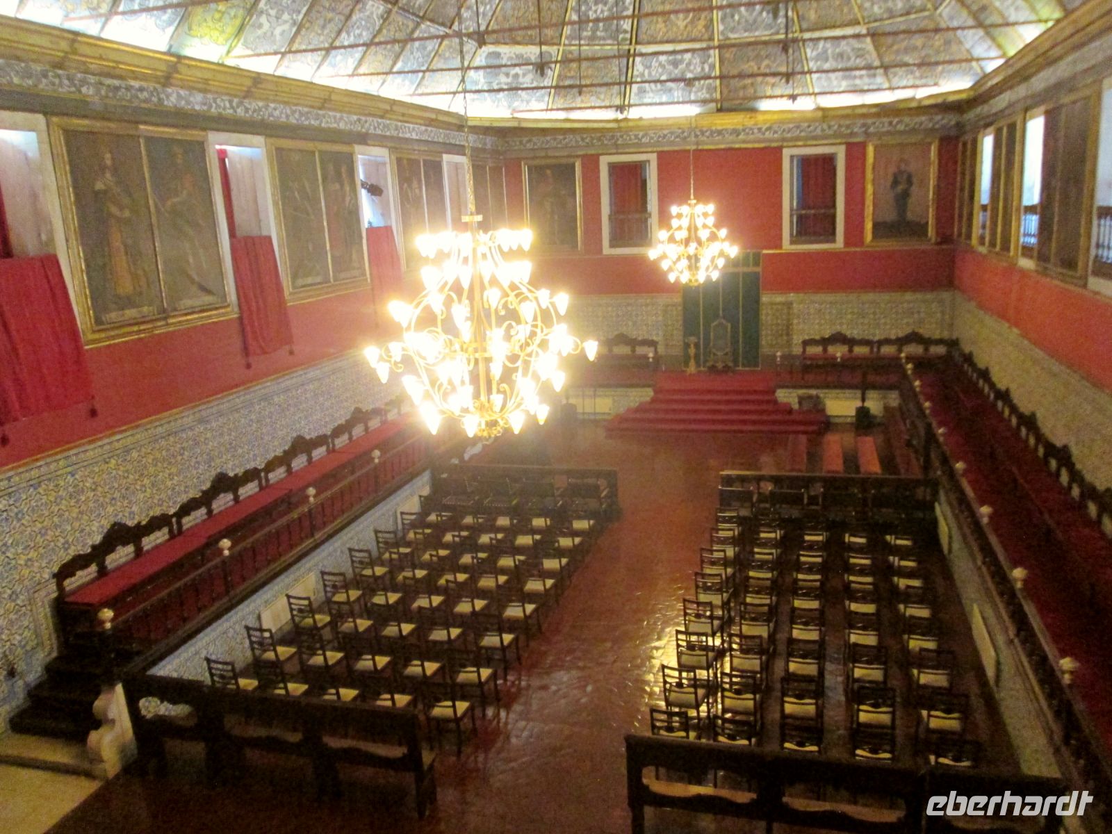Alte Universität Coimbra: Zeremoniensaal &ndash; &copy; Heike Heinen (Eberhardt TRAVEL)