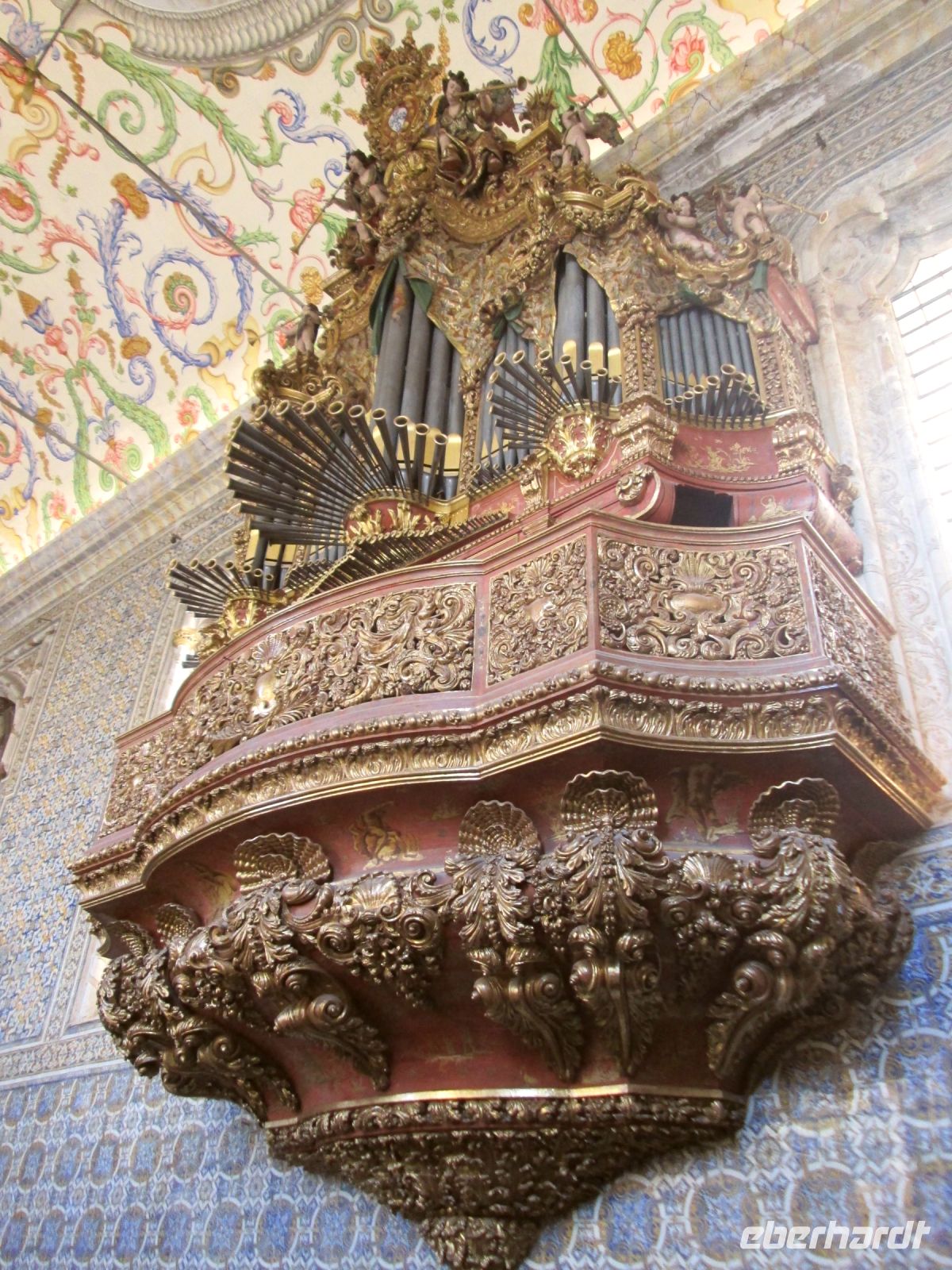 Alte Universität Coimbra, Kirche: Orgel &ndash; &copy; Heike Heinen (Eberhardt TRAVEL)