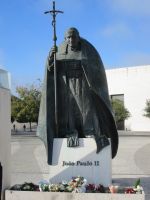 Fátima: Statue Papst Johannes Paul II. &ndash; &copy; Heike Heinen (Eberhardt TRAVEL)