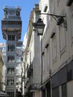 LIssabon: Santa Justa Lift, derzeit geschlossen &ndash; &copy; Heike Heinen (Eberhardt TRAVEL)