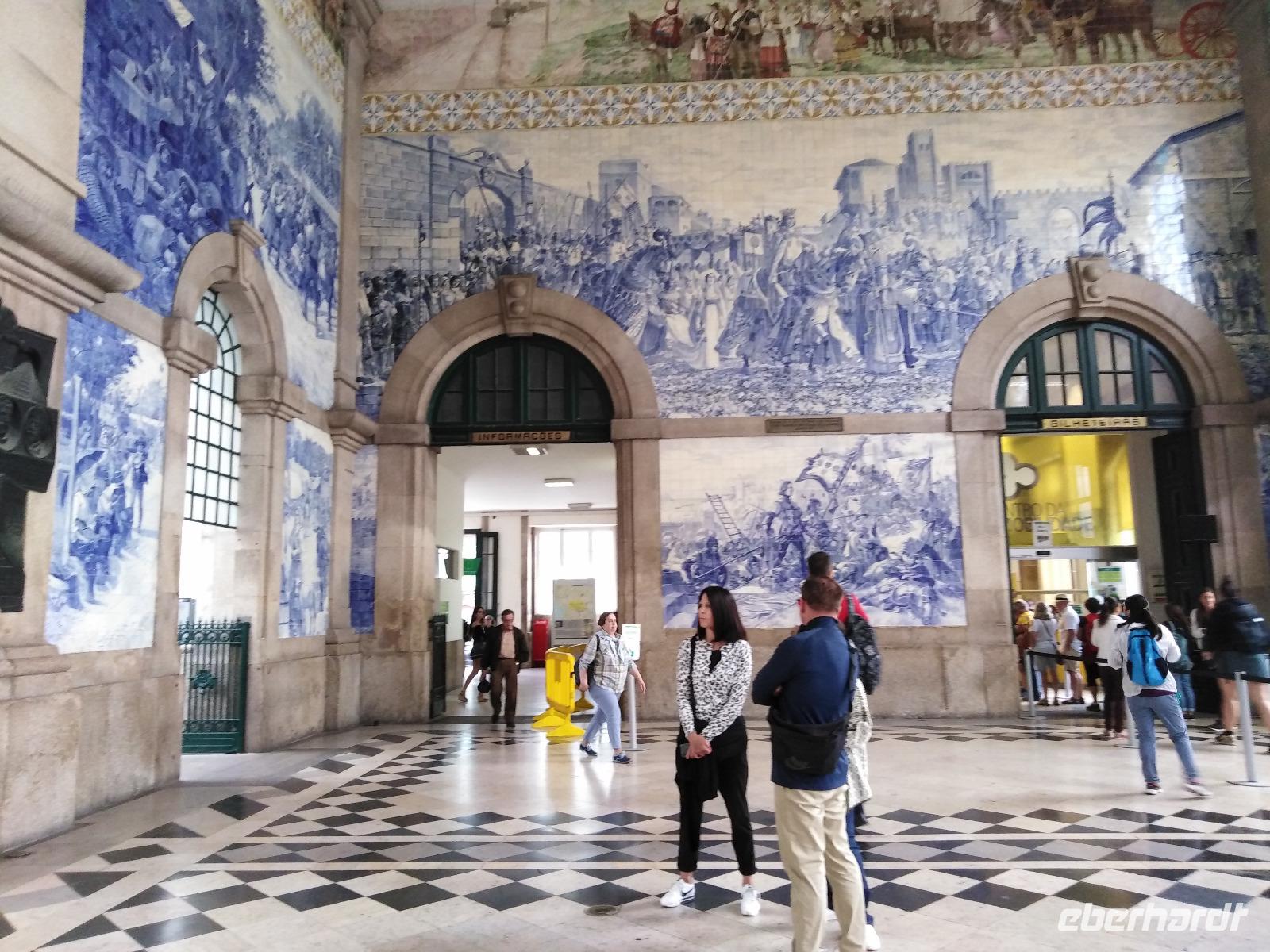 03.06.2019 Porto, Bahnhof Porto &ndash; &copy; Jutta Petzold-Herrmann (Eberhardt TRAVEL)