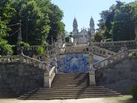 Lamego - Kirche unser lieben Frau von Remedios, Barocktreppe im Sonnenschein &ndash; &copy; Hans-Joachim Trutz (Eberhardt TRAVEL)