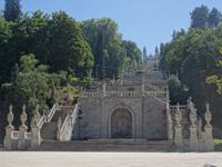 Lamego - Kirche unser lieben Frau von Remedios, Barocktreppe im Sonnenschein &ndash; &copy; Hans-Joachim Trutz (Eberhardt TRAVEL)
