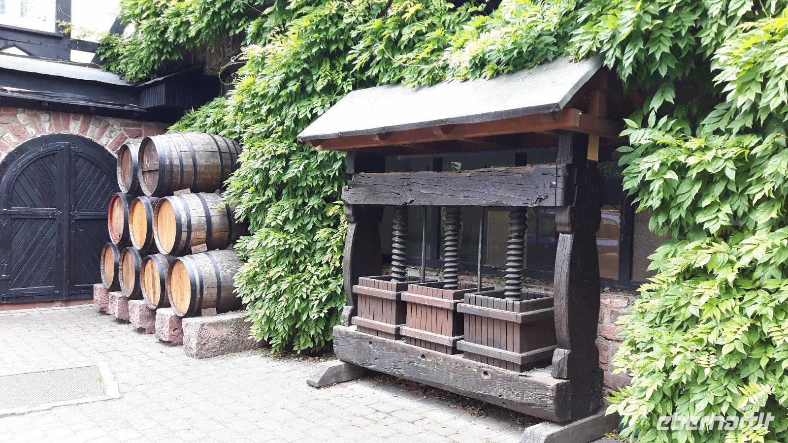 alte Weinpresse &ndash; &copy; Eva-Maria Strauß-Eberhardt (Eberhardt TRAVEL)