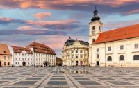 Marktplatz von Sibiu, Hermannstadt (Foto von 2017 ohne Marathon) &ndash; &copy; Simone Willner (Eberhardt TRAVEL)
