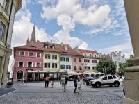 Hübsche liebevoll sanierte Häuser in der Altstadt von Sibiu, Hermannstadt &ndash; &copy; Simone Willner (Eberhardt TRAVEL)