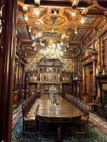 Tafel im Svhloß Peles &ndash; &copy; Simone Willner (Eberhardt TRAVEL)
