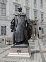 Sibiu, der stattliche Baron  Samuel von Brukenthal vor seinem Palais. &ndash; &copy; Vivian Kreft (Eberhardt TRAVEL)