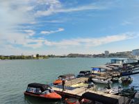 Blick auf die Donau, Uferpromenade Tulcea 