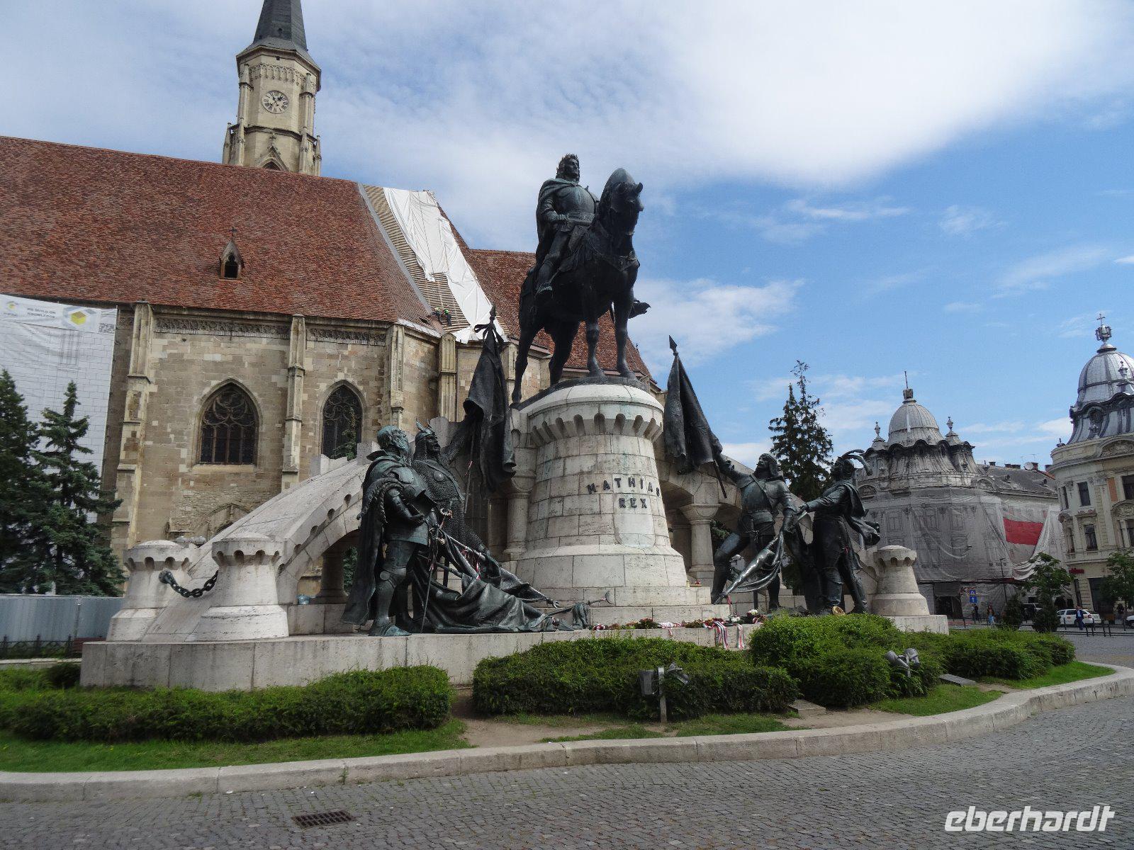 Denkmal für Matthias Corvinus in Cluj-Napoca &ndash; &copy; Elke Knappe (Eberhardt TRAVEL)