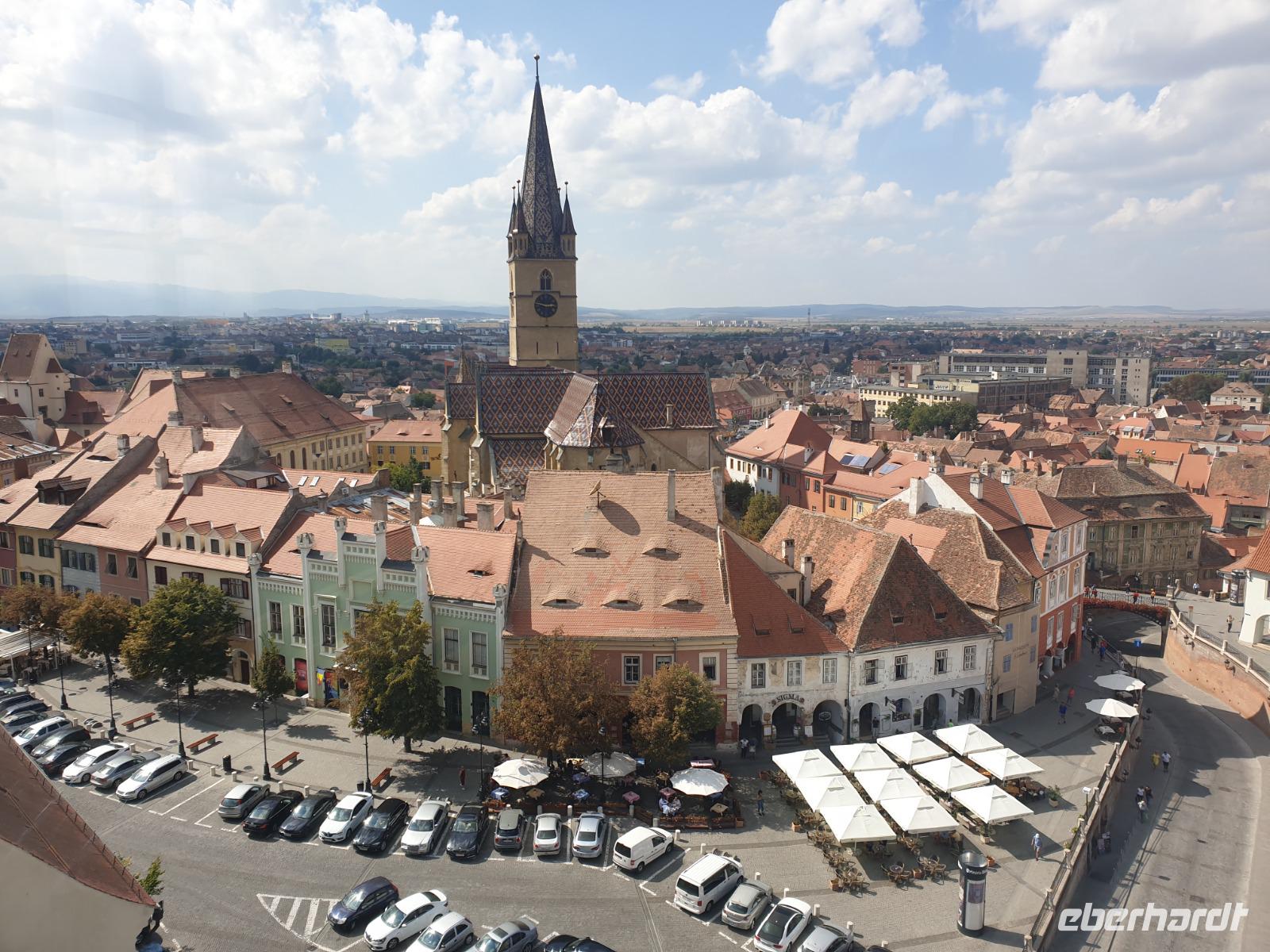 Sibiu - Blick vom Ratsturm auf die Altstadt &ndash; &copy; Jana Wessendorf (Eberhardt TRAVEL)