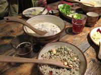 Mittagessen in der Bauernschänke im Fischerdorf Altja