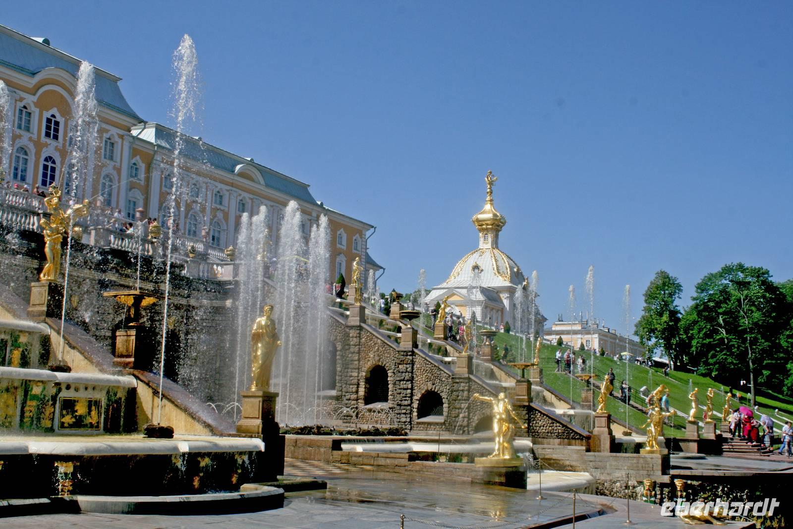 Peterhof - Palast und Kaskade &ndash; &copy; Petra Hanschke (Eberhardt TRAVEL)