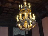 Yussupow-Palast - edler Eichenholzleuchter &ndash; &copy; Hans-Joachim Trutz (Eberhardt TRAVEL)
