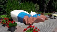 Moskau, Grab Boris Jelzin am historischen Friedhof
