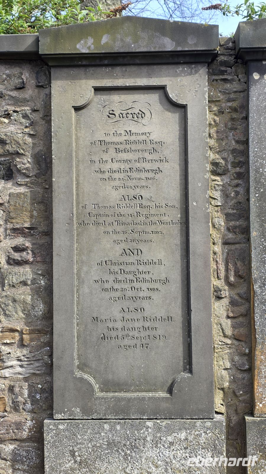 035 – Edinburgh Grab von Tom Riddle &ndash; &copy; Vivien Fiedler (Eberhardt TRAVEL)