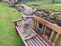 11. Tag: Edinburgh bis Dumfries – Melrose Abbey – Schwein mit Dudelsack &ndash; &copy; Andreas Wolfsteller (Eberhardt TRAVEL)