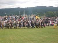 Bannockburn: Schlachtnachstellung &ndash; &copy; Michael Krause (Eberhardt TRAVEL)