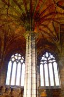 0132 Elgin, Cathedral, Kapitelhaus &ndash; &copy; Konrad Füssel (Eberhardt TRAVEL)