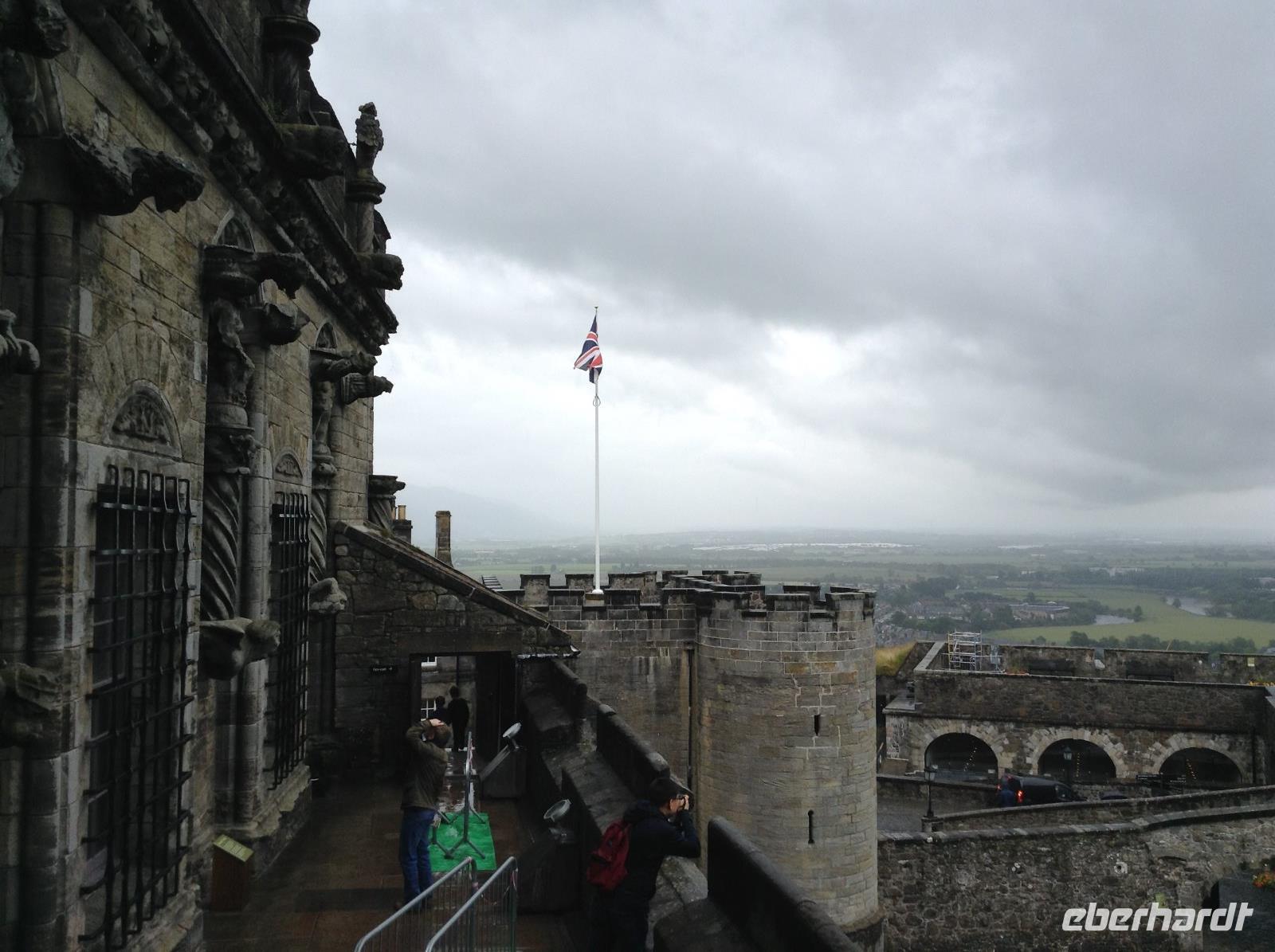 Terasse von Sterling Castle &ndash; &copy; Uta Schöne (Eberhardt TRAVEL)