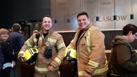 Feueralarm im Motel 1 in Glasgow- unsere Retter &ndash; &copy; Marlies Thrum (Eberhardt TRAVEL)