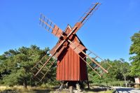 Stockholm - Besuch des Freilichtmuseums Skansen - Windmühle aus Öland