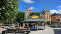 Kreuzfahrt Götakanal - Kulinarische Pause bei Nystekt Strömming in der Gamla Stan in Stockholm &ndash; &copy; Franziska Bergmann (Eberhardt TRAVEL)