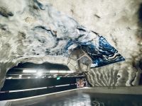 Göta-Kanal Stockholm -  Kunst in der U-Bahn Station Tekniska Högskolan &ndash; &copy; Heike Wagner (Eberhardt TRAVEL)