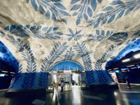 Göta-Kanal Stockholm -  Kunst in der U-Bahn Station T-Centralen &ndash; &copy; Heike Wagner (Eberhardt TRAVEL)