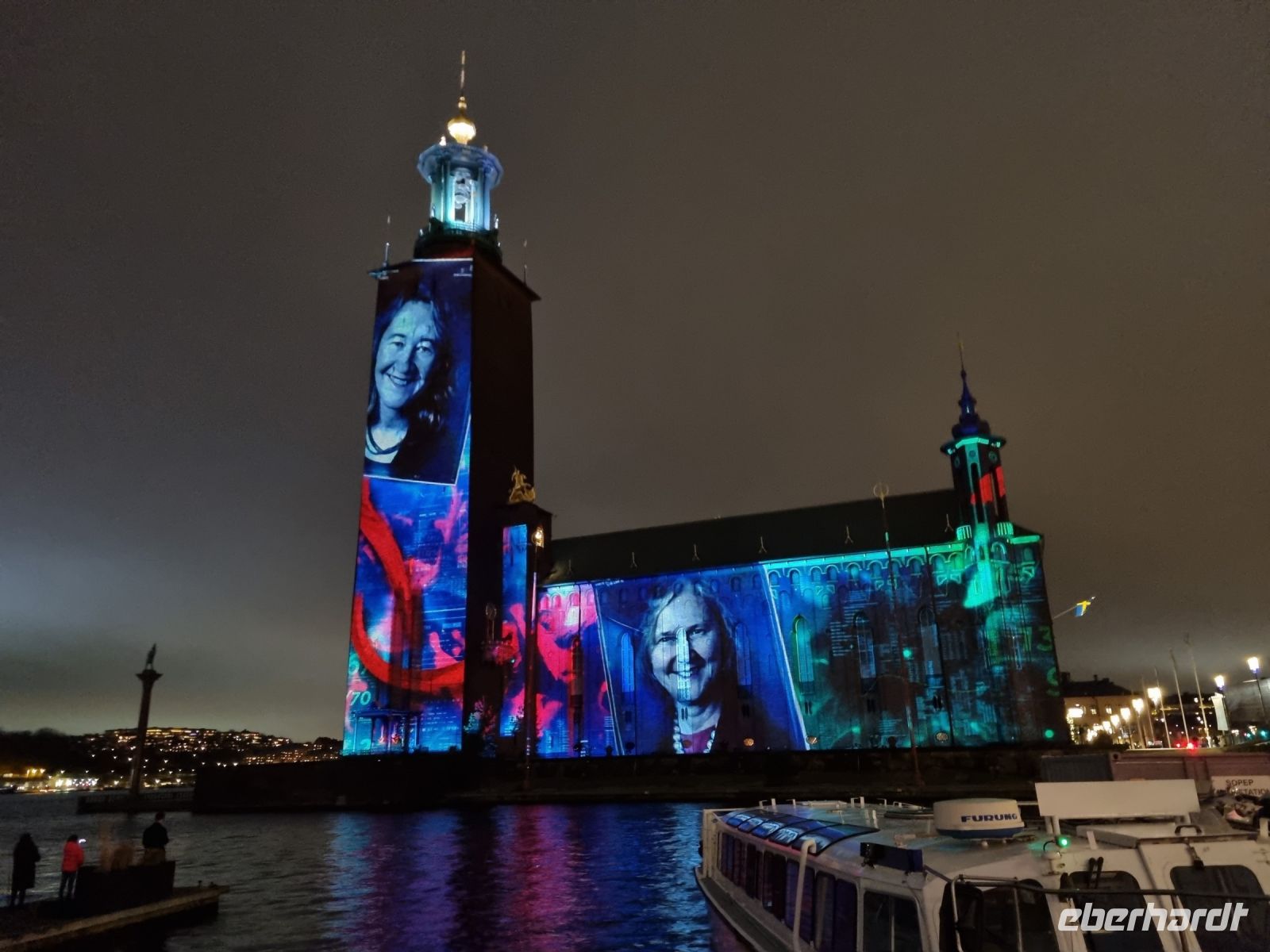 Nobel Week Lights - Lichterfestival am Stadshuset (Rathaus) &ndash; &copy; Katrin Deutschbein (Eberhardt TRAVEL)