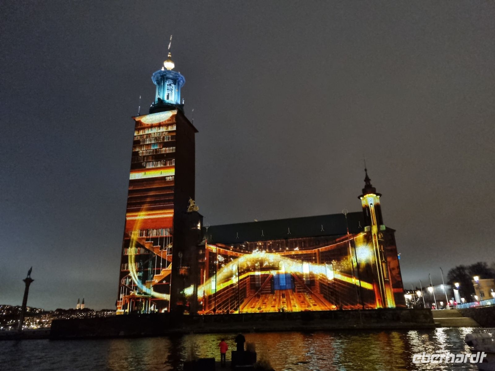 Nobel Week Lights - Lichterfestival am Stadshuset (Rathaus) &ndash; &copy; Katrin Deutschbein (Eberhardt TRAVEL)