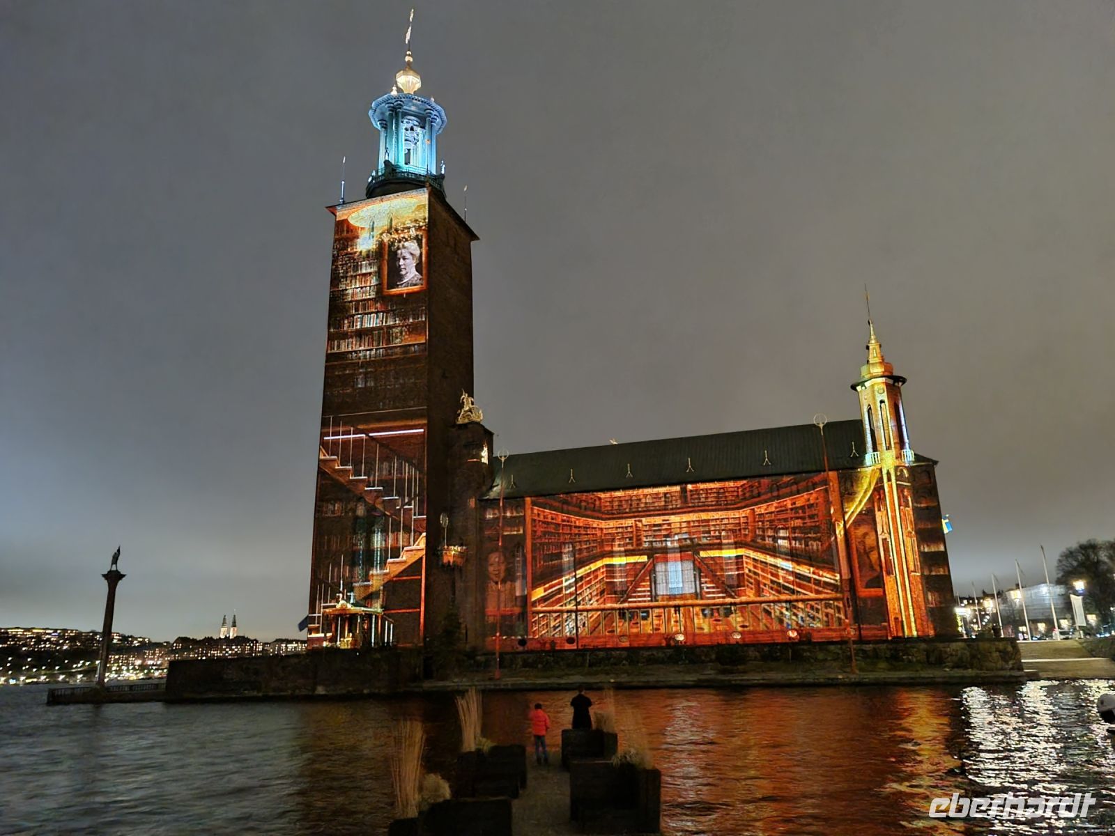 Nobel Week Lights - Lichterfestival am Stadshuset (Rathaus) &ndash; &copy; Katrin Deutschbein (Eberhardt TRAVEL)