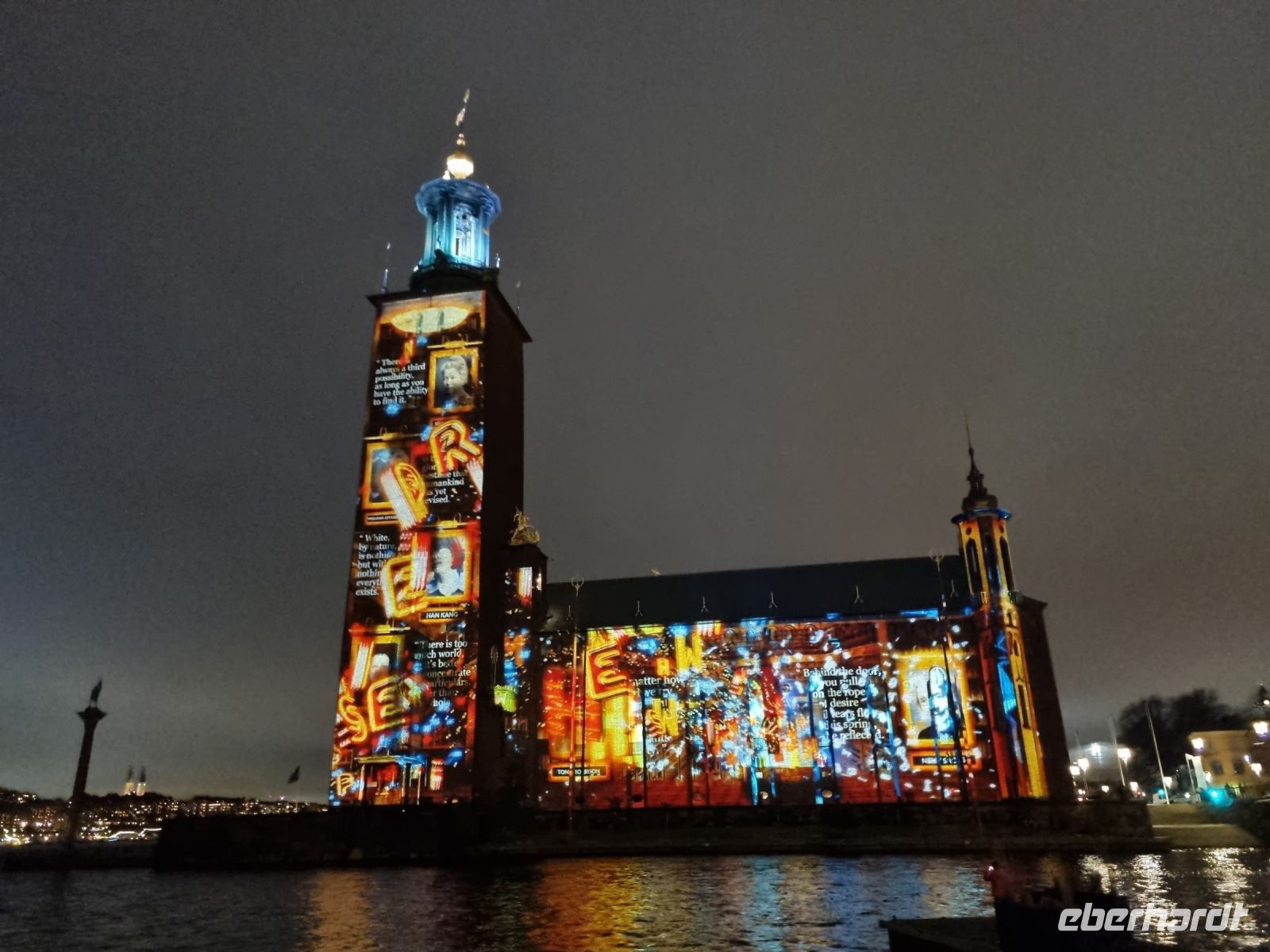 Nobel Week Lights - Lichterfestival am Stadshuset (Rathaus) &ndash; &copy; Katrin Deutschbein (Eberhardt TRAVEL)