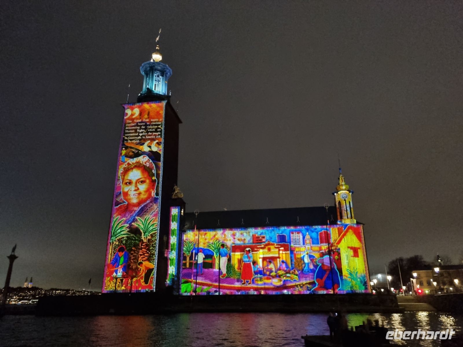 Nobel Week Lights - Lichterfestival am Stadshuset (Rathaus) &ndash; &copy; Katrin Deutschbein (Eberhardt TRAVEL)