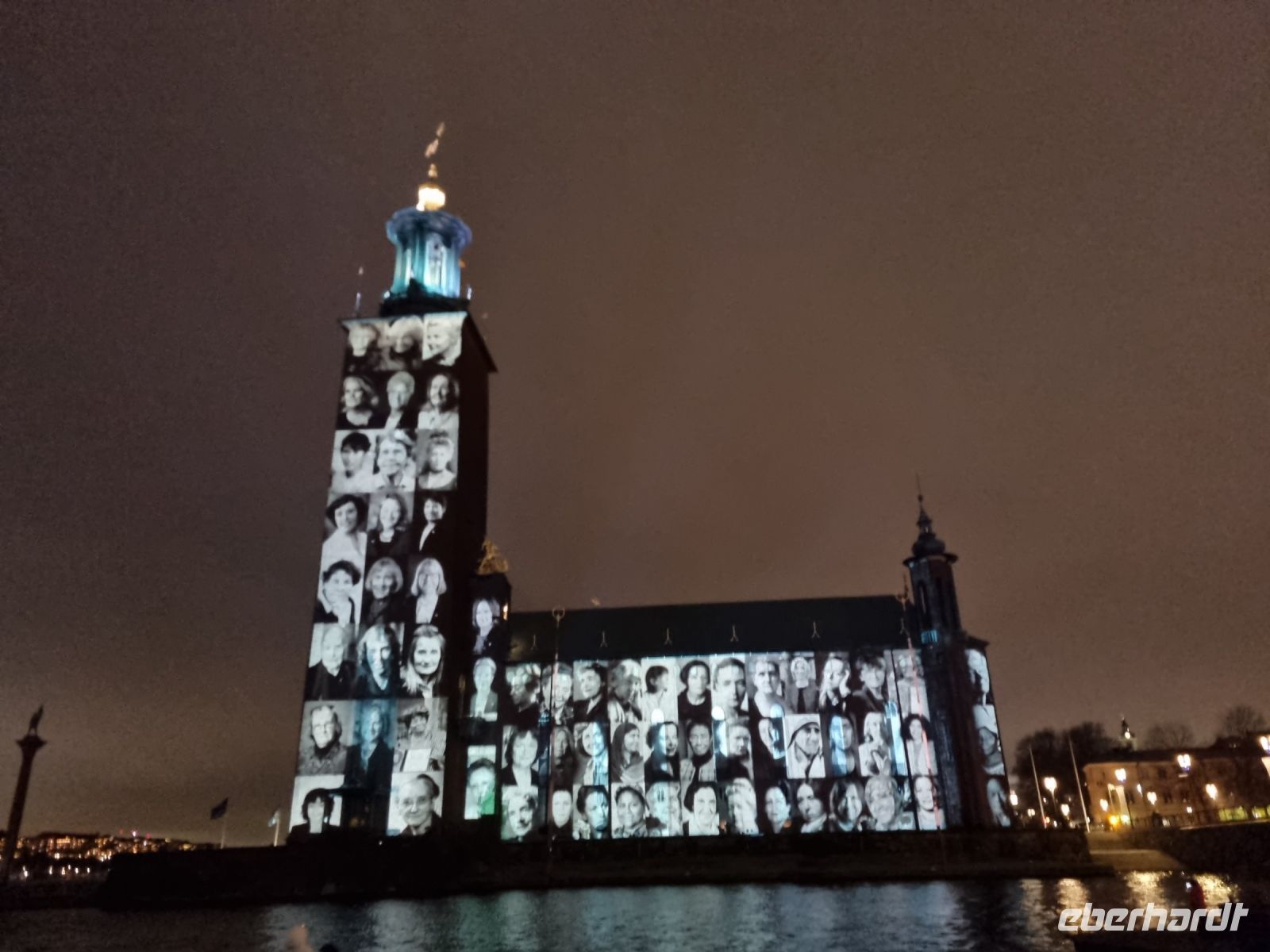 Nobel Week Lights - Lichterfestival am Stadshuset (Rathaus) &ndash; &copy; Katrin Deutschbein (Eberhardt TRAVEL)