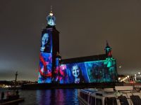 Nobel Week Lights - Lichterfestival am Stadshuset (Rathaus) &ndash; &copy; Katrin Deutschbein (Eberhardt TRAVEL)