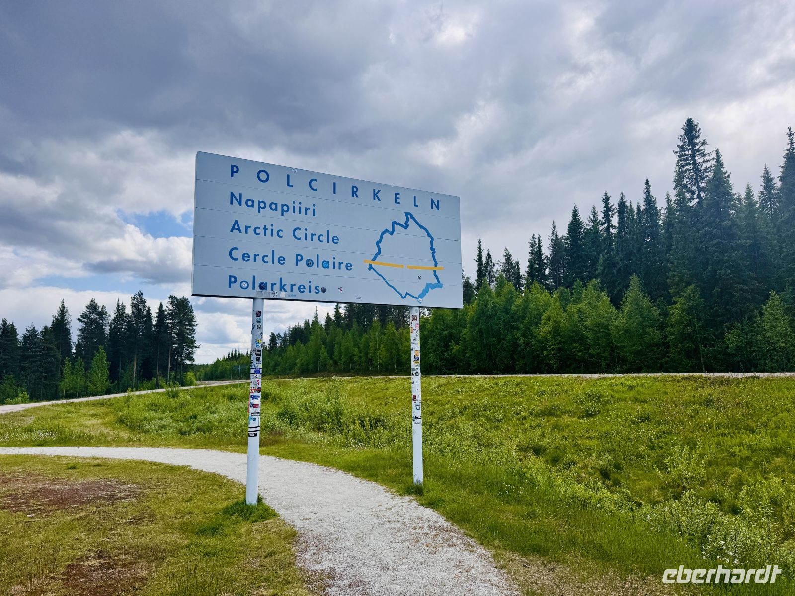Tag 6 - Überquerung des Polarkreises in südlicher Richtung  &ndash; &copy; Christin Kuschka (Eberhardt TRAVEL)