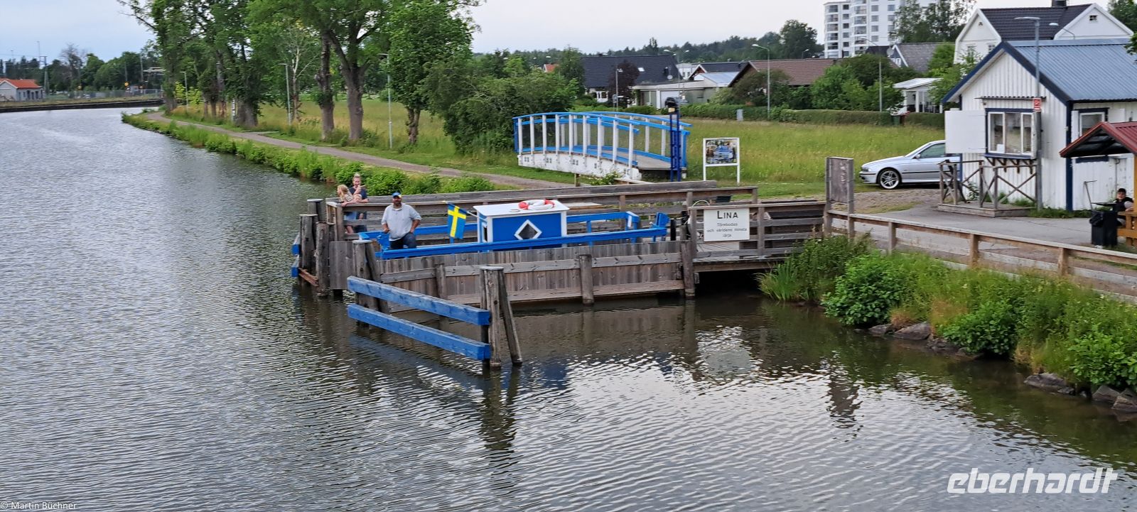 Göta Kanal - Kleinste und kürzeste Linienfähre der Welt (?) &ndash; &copy; Martin Büchner (Eberhardt TRAVEL)