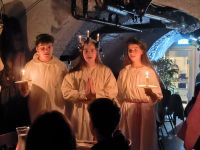 Stockholm. Lucia-Singers