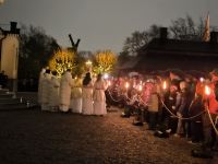 Stockholm. Skansen Lucia-Konzert