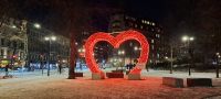 winterliche Lichtinstallation &ndash; &copy; Sylvia Führ (Eberhardt TRAVEL)