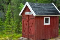 Buddnakk - Schwedens kleinster Bahnhof &ndash; &copy; Martin Büchner (Eberhardt TRAVEL)