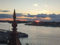 Stockholm. Sonnenuntergang Blick aus dem 9. Stock &ndash; &copy; Heike Jack (Eberhardt TRAVEL)